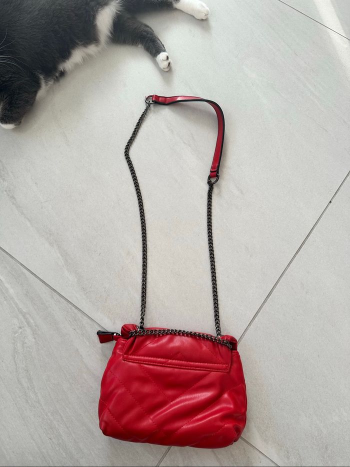Sac à bandoulière rouge - photo numéro 4