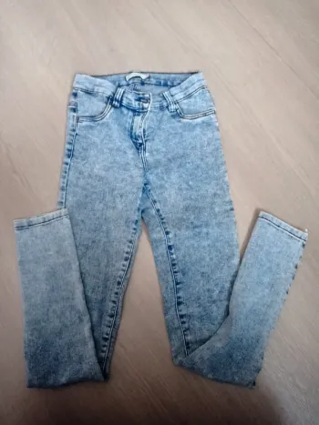 Jeans bleu extensible