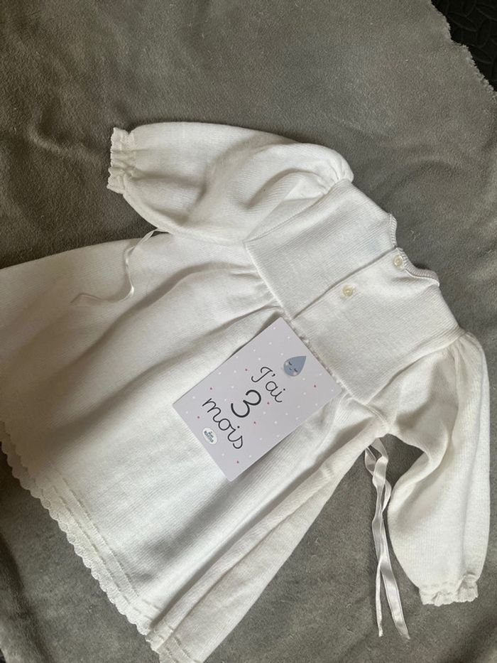 Robe vintage blanche Prisu - photo numéro 4