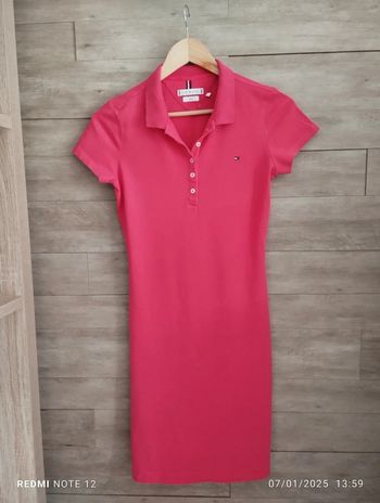 Robe polo fushia Tommy Hilfiger TS
