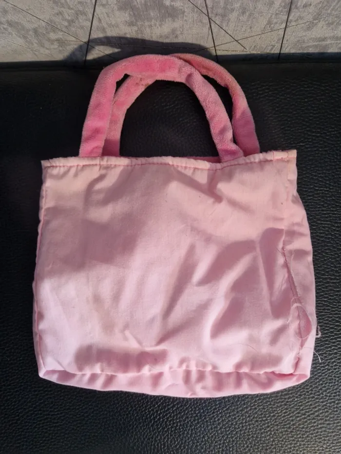 Petit sac tout doux Gipsy rose avec mouton en relief - photo numéro 7