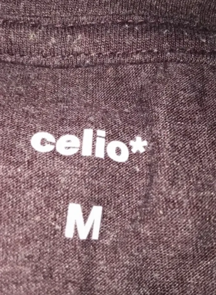 Haut pull celio demie saison unisex manche longue à capuche violet taille M - photo numéro 3