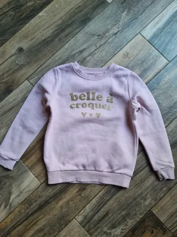 Sweat rose 5 ans kiabi