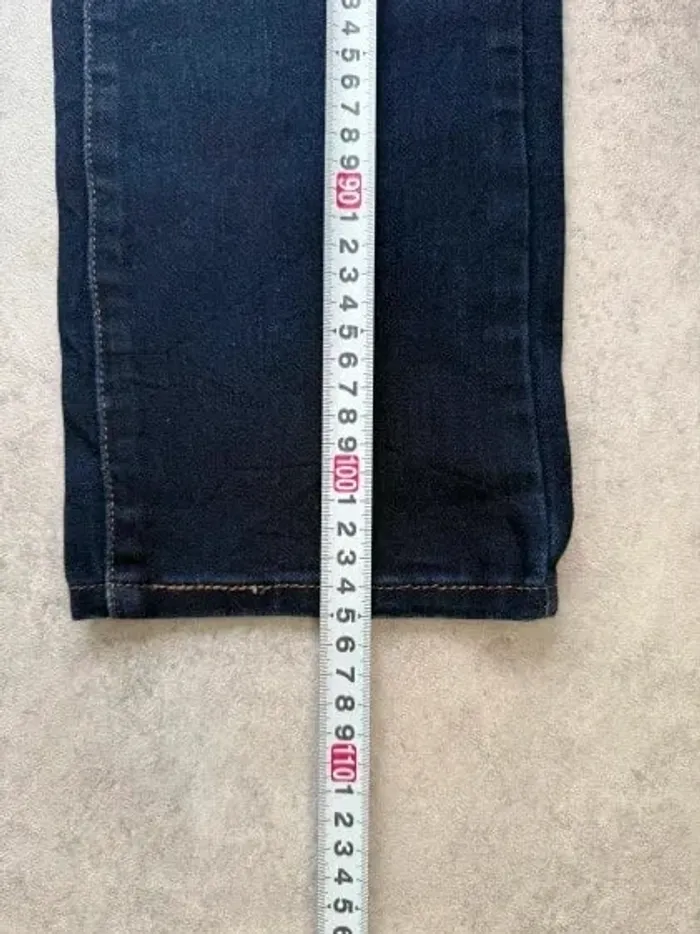 Jeans Levi's W31 FR40 L32 coupe droite bleu marine Femme Women pan521b - photo numéro 4