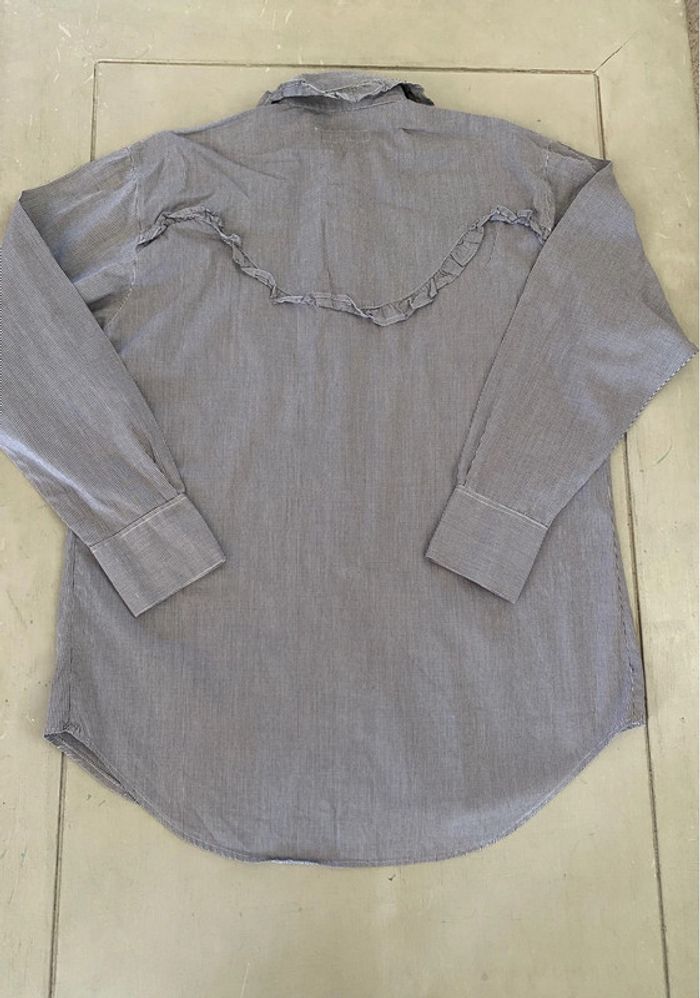 Chemise Ventilo La Colline vichy noir et blanc taille M - photo numéro 17