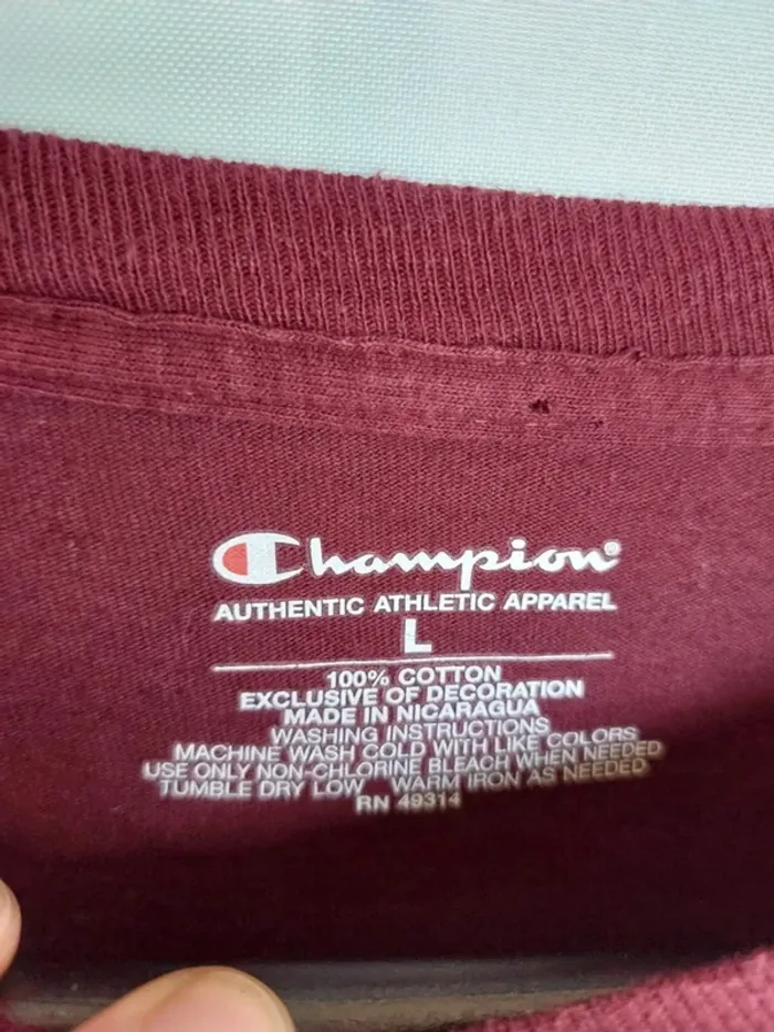 Tee-shirts manches longues Champion Taille L - photo numéro 2