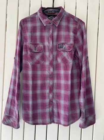 Joli chemise à carreaux Superdry taille M comme neuve