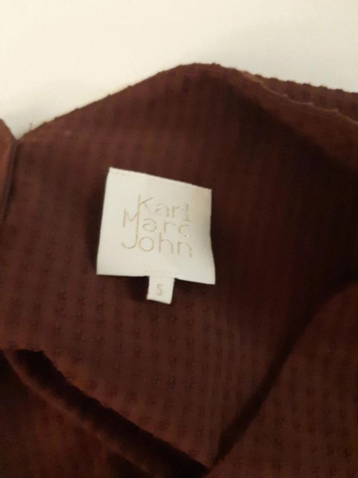 Blouse manches longues bordeaux Karl Marc John S - photo numéro 4