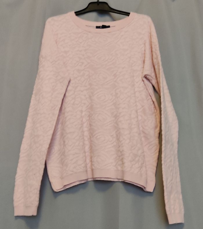 Sweat fille imprimé motif tissu