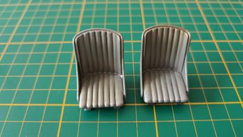 Sièges x2 pièce détachée miniature Burago Mercedes 300 SL 1954 1/18 1/18e #D85