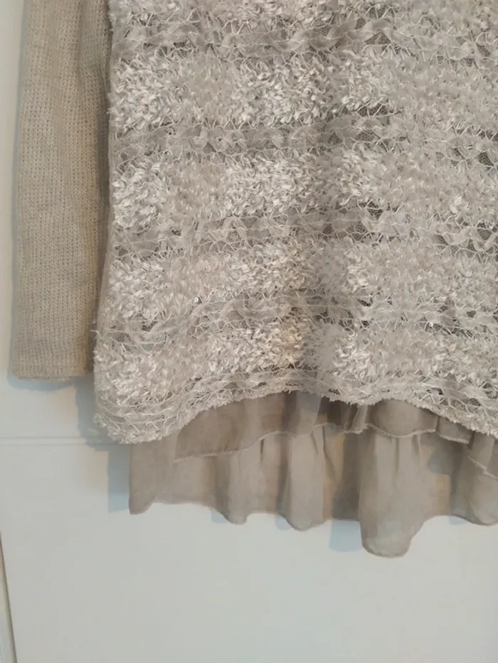 Pull "Armand Thiery" en mohair/acrylique taille 2 - photo numéro 4