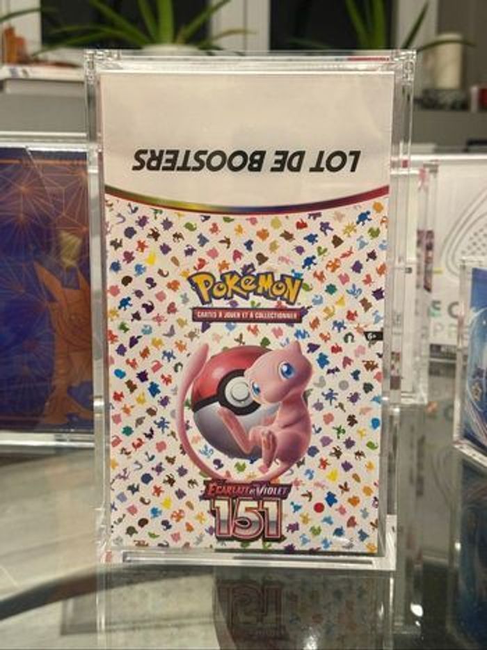 Protection aimantée en acrylique pour Display Bundle Pokémon - boîte plexi premium neuve