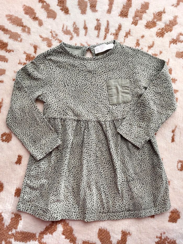 Robe manches longues fille 18-24 mois Zara