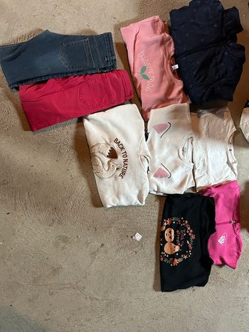 Lot vêtements fille 
