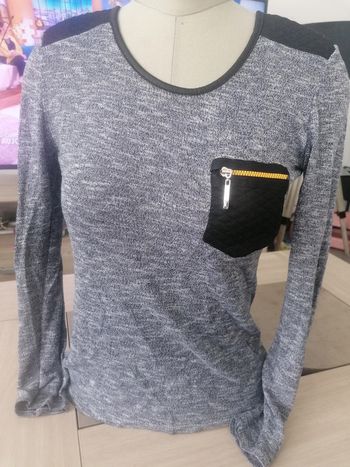 Pull léger bleu/gris / Taille M