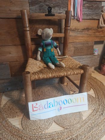 Peluche souris famille Mirabelle Moulin roty tbe