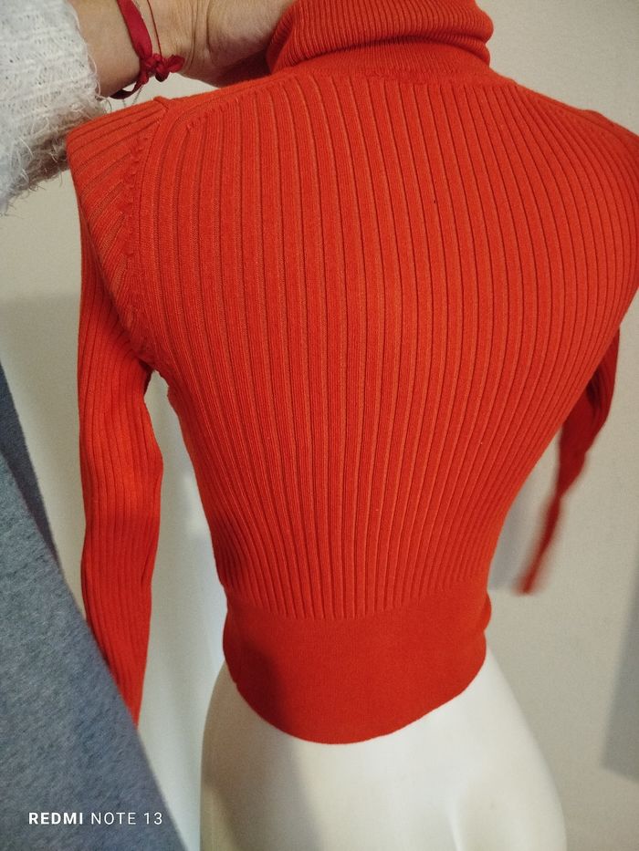 #kytieSfemme. Pull col roulé côtelé taille S - photo numéro 4