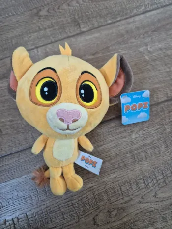 Peluche roi lion popz neuf