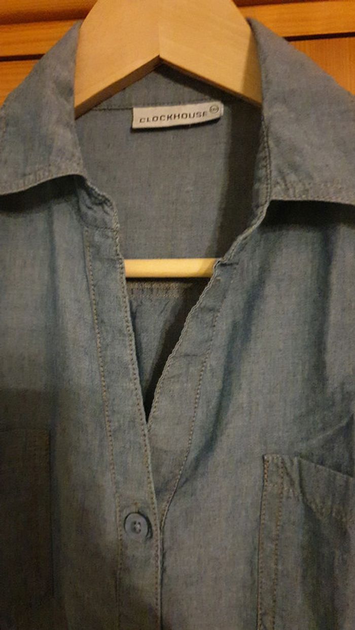 Chemisier jean - photo numéro 2