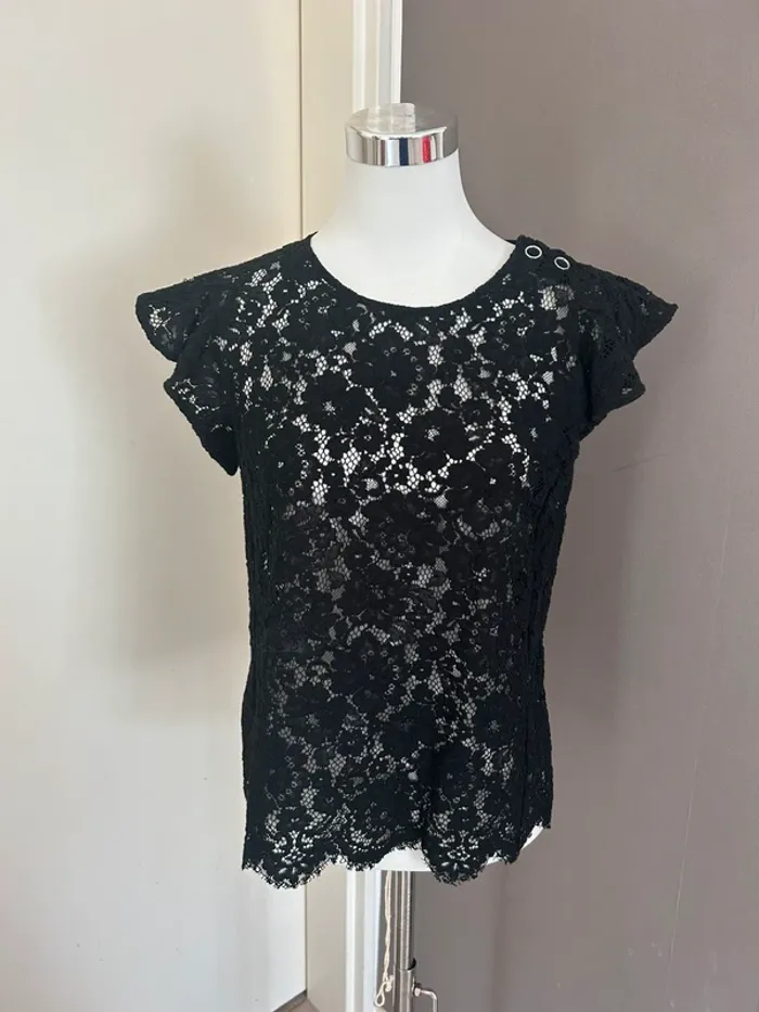 Claudie Pierlot, blouse, top modèle baily femme, taille 40 - photo numéro 2