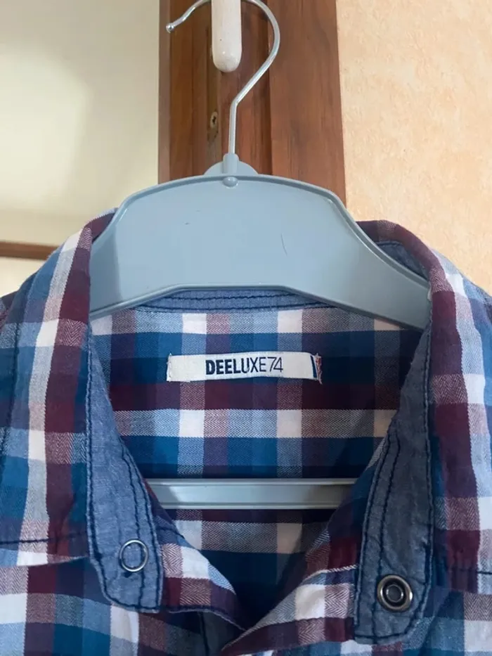Chemise à carreaux Deeluxe74 – Taille S – Style casual chic 🔥 - photo numéro 6