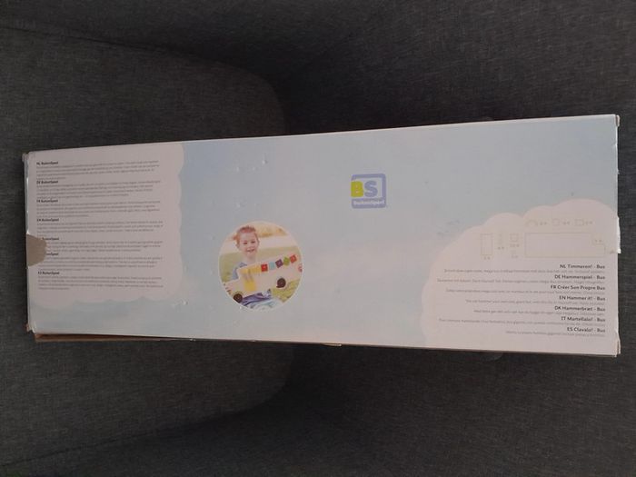 camion à clouer de marque BS en bois - jeu de clous - montessori - photo numéro 4