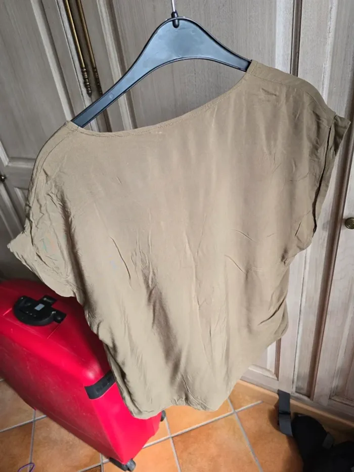 Blouse kaki camaïeu taille 42 - photo numéro 6