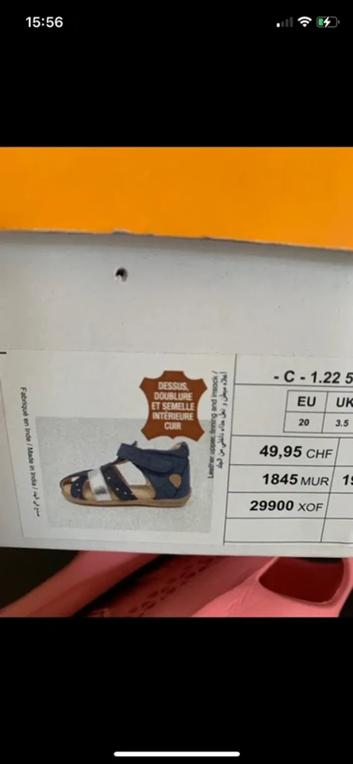 Sandales Gemo taille 20 - photo numéro 7