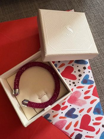 Bracelet Swarovski stardust rose fushia