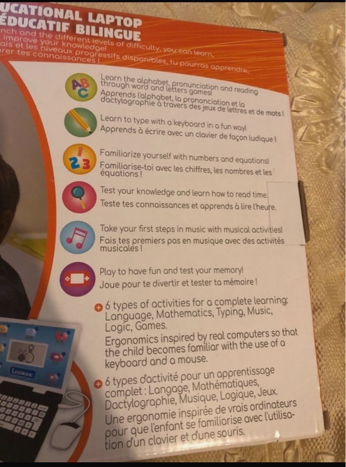 Ordinateur éducatif bilingue lexibook - photo numéro 5