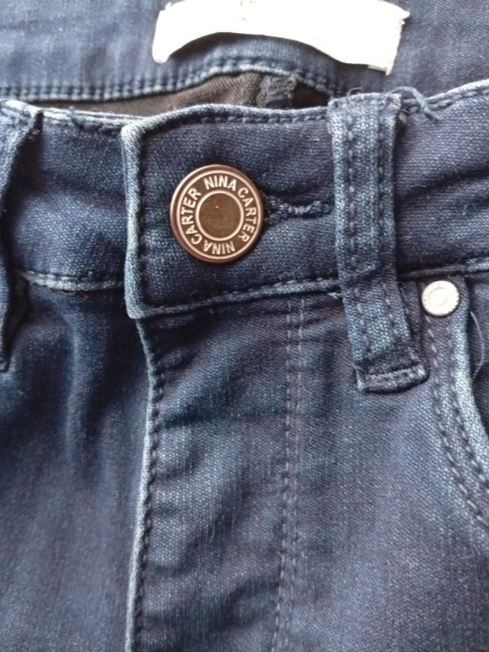 Jean skinny Nina Carter Taille 34 bleu marine - photo numéro 5
