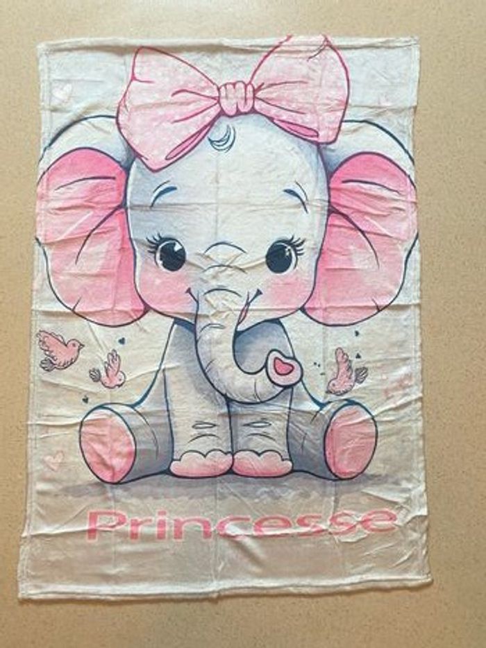 Couverture éléphant 70x100