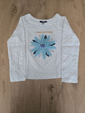 Tee shirt manches longues 4ans
