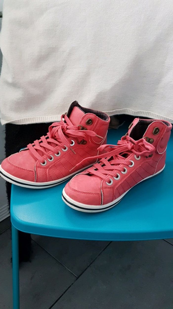 Basket montantes roses - photo numéro 2