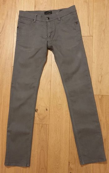 Jeans slim gris