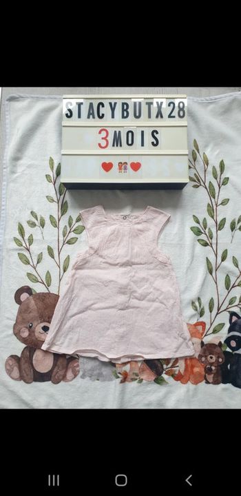 Petite Robe été fille 3 mois