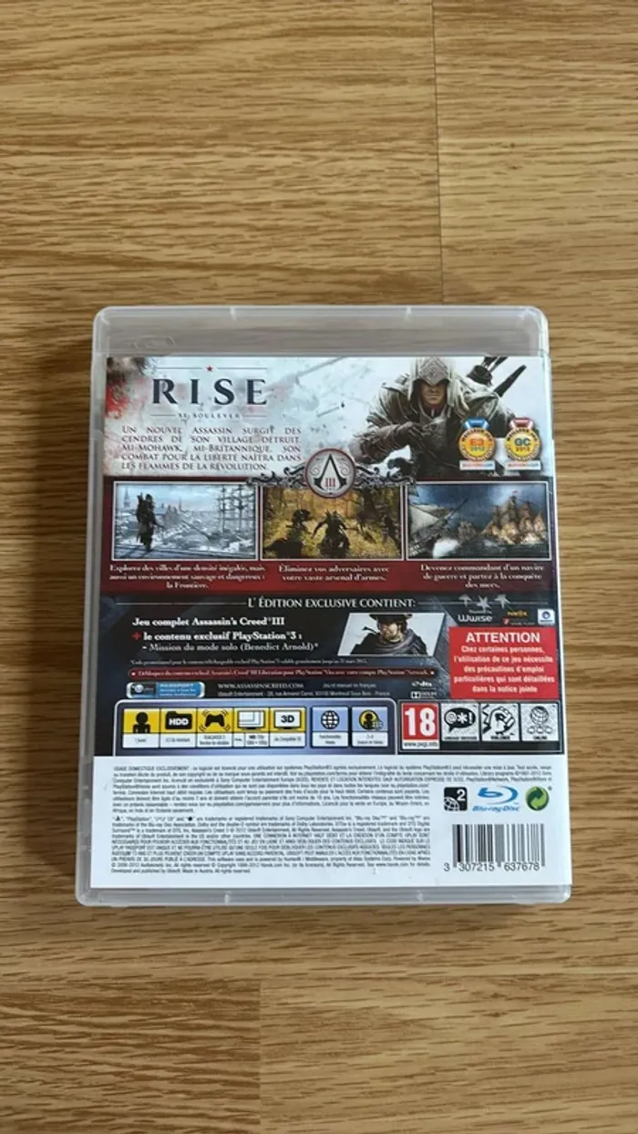 Jeu PS3 Assassin's Creed III - photo numéro 3