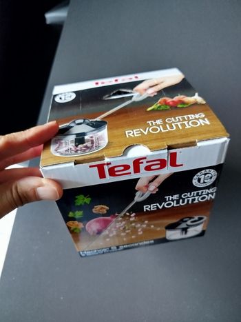 NEUF Hachoir manuel Tefal cutting 5 secondes