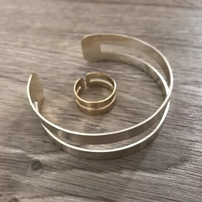 Lot bague + manchette neuf - photo numéro 3