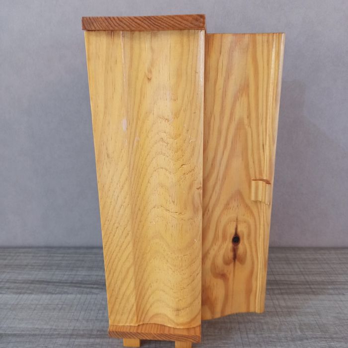 Armoire de poupée en bois pour barbie - photo numéro 5