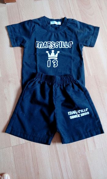 Ensemble short+ t-shirt Marseille