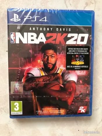 Jeu ps4 nba 2k20 neuf sous blister