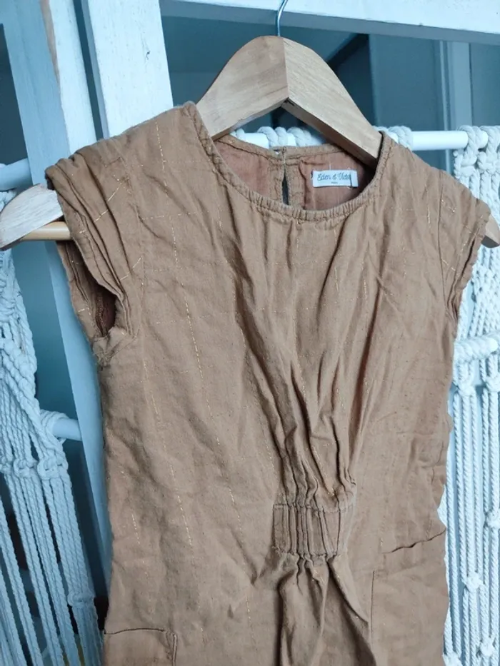 Robe marron et dorée - photo numéro 5