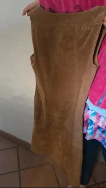 Robe croûte de cuir
