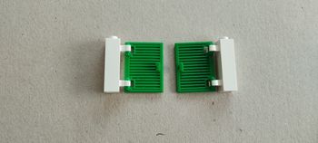 Lot de volets vert et blanc lego 