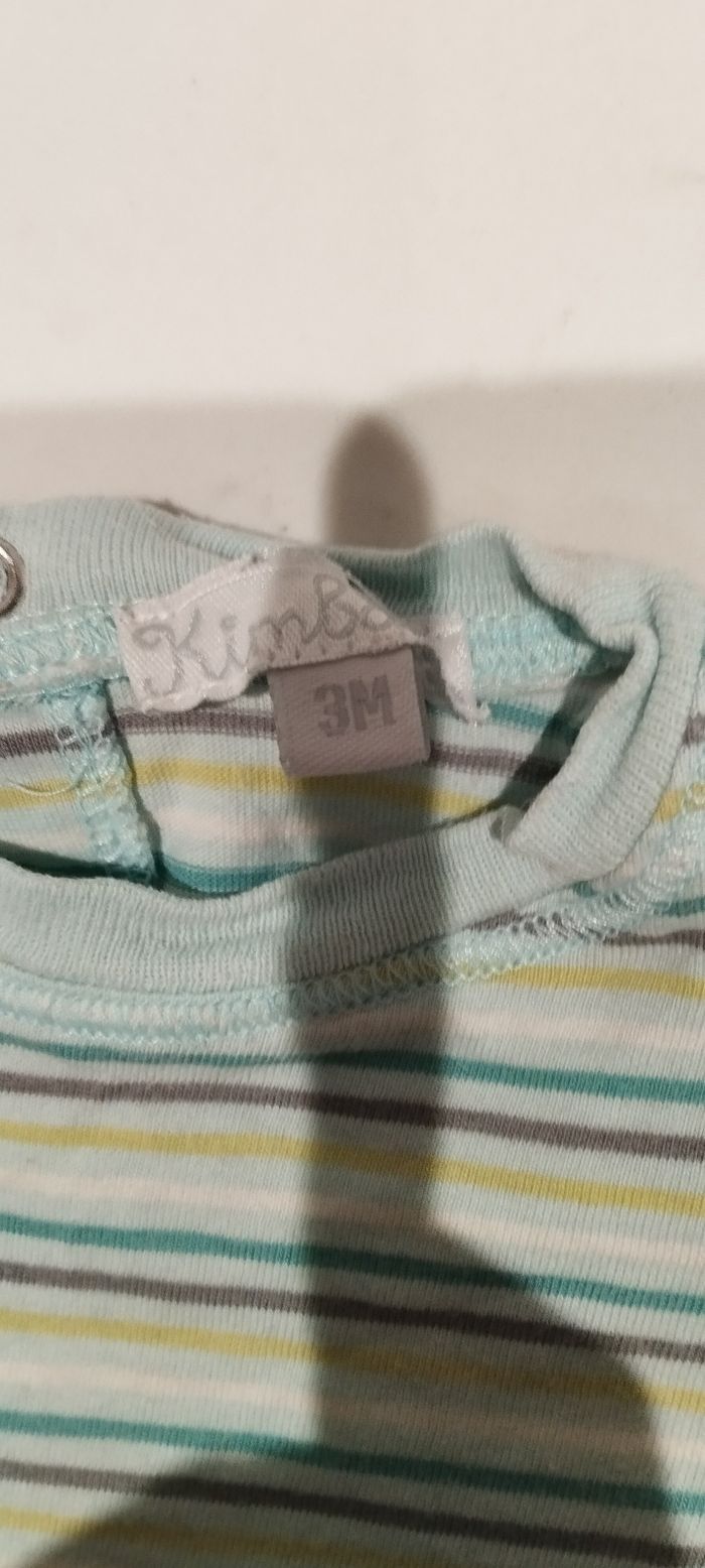 T-shirt ML garçon 3 mois kimbaloo - photo numéro 2