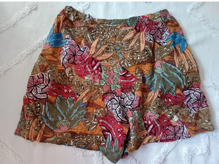 Short ample imprimé vintage - photo numéro 2