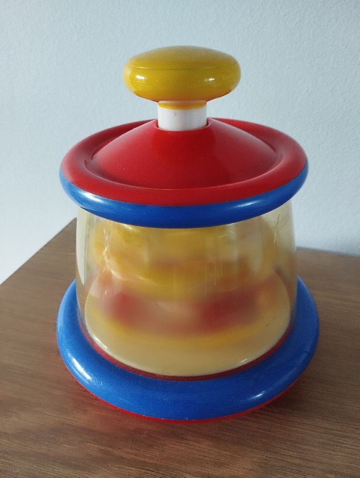 Jeu jouet vintage retro carroussel ambi toys toupie Ted en très bon état - photo numéro 2
