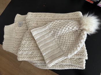 Ensemble bonnet + écharpe