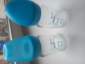 2 biberons Verre 110Ml